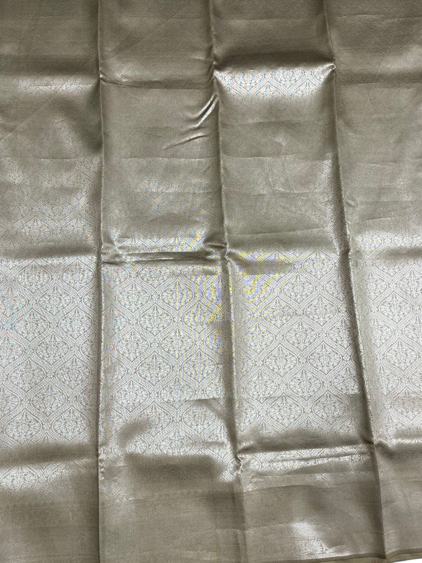 Southloom Tissue Silk Saree with Woven Work on Body and Borders