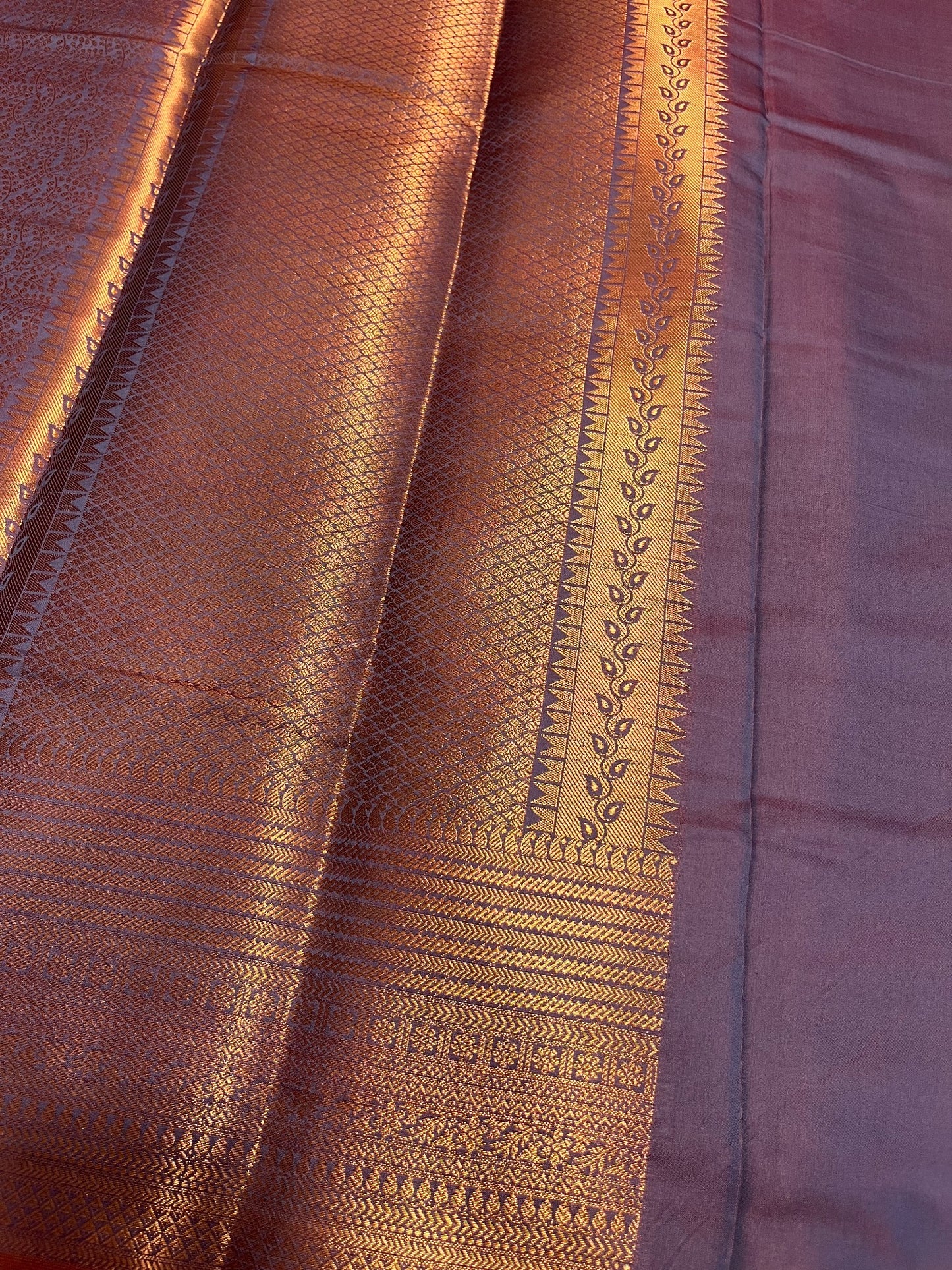 Southloom Premium Semi Silk Zari Work Brocade Saree in Bridal Brown with Matching Pallu