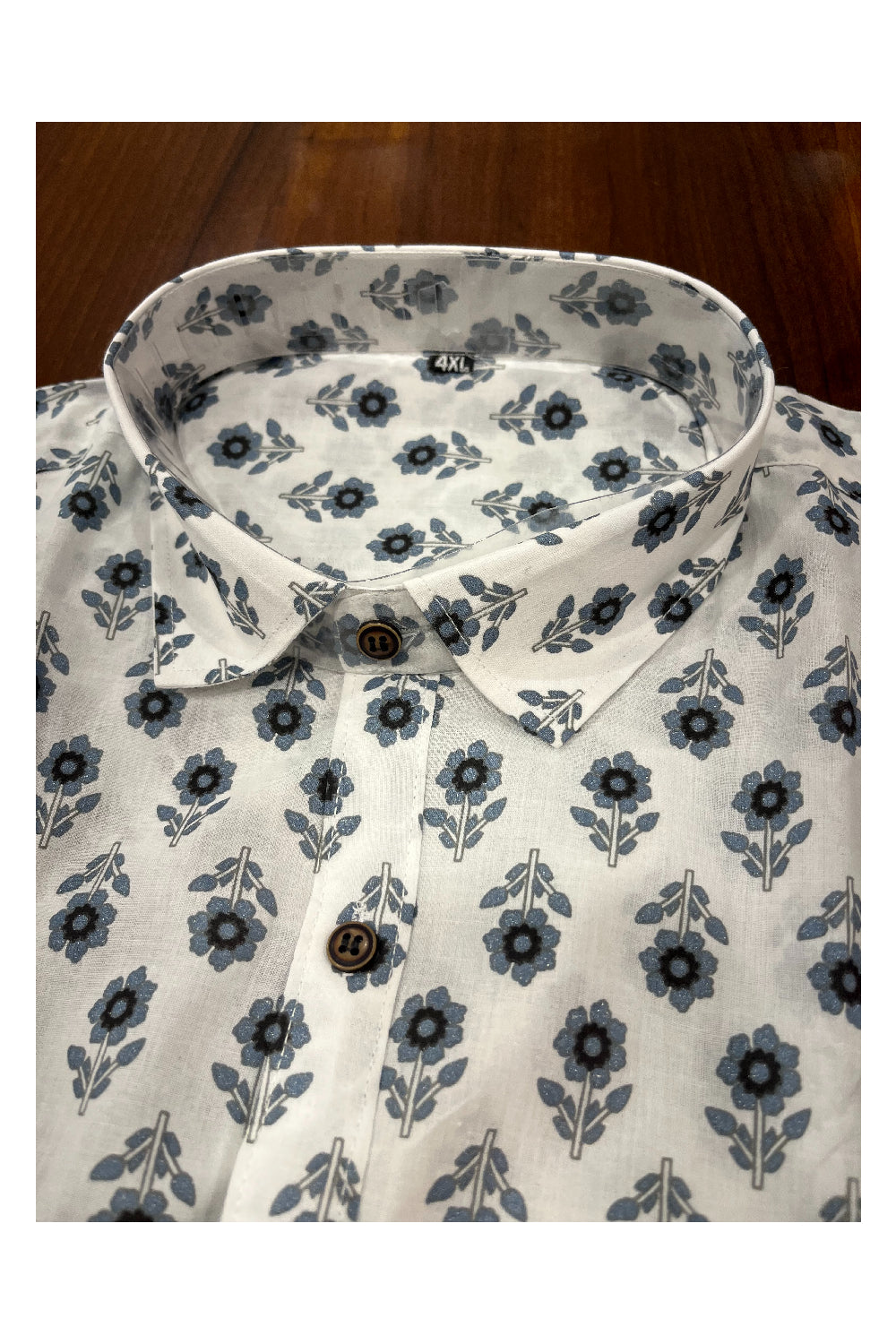 Southlooom Jaipur Pure Cotton Printed Shirt For Men (4XL)