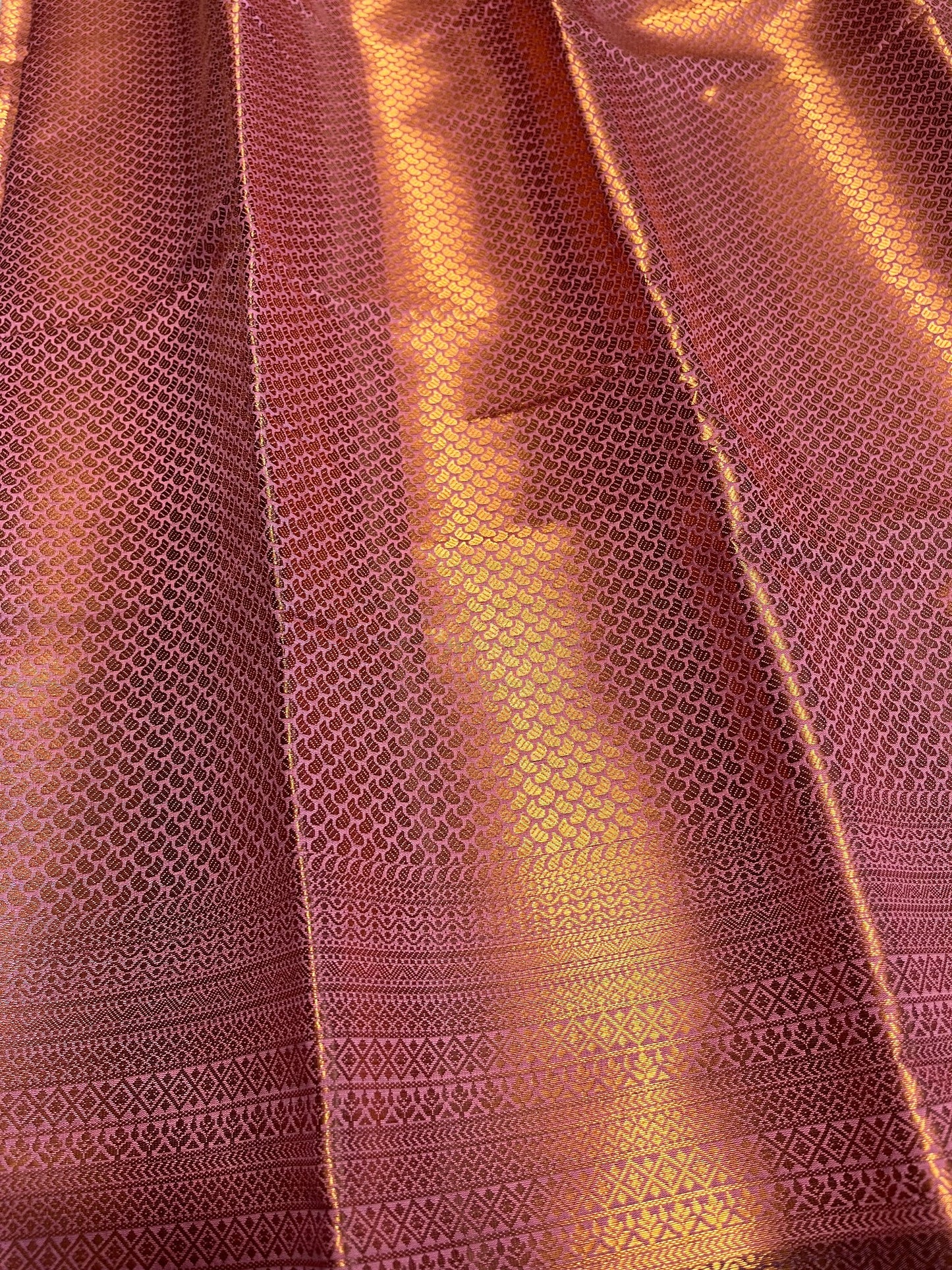 Southloom Premium Semi Silk Zari Work Brocade Saree in Bridal Pink with Matching Pallu