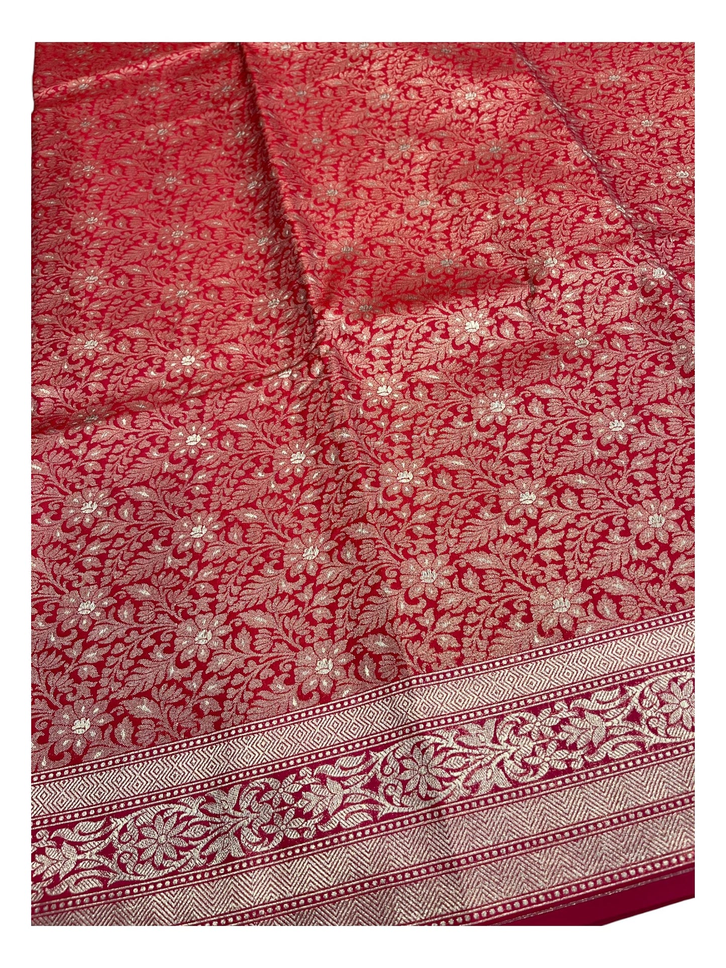 Southloom  Banarasi Silk Saree with Woven Work on Body and Borders