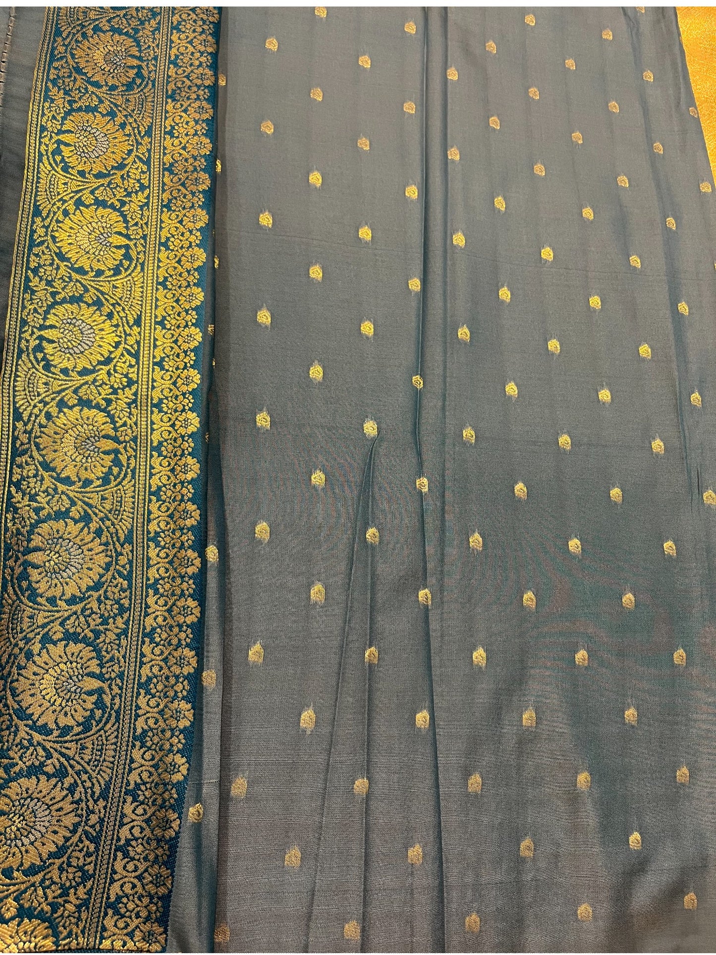 Southloom Semi Silk Saree with Woven Work on Body and Borders