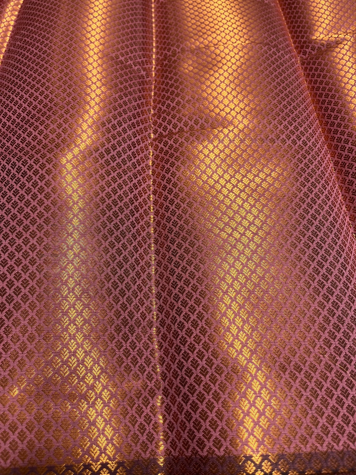 Southloom Premium Semi Silk Zari Work Brocade Saree in Bridal Pink with Matching Pallu