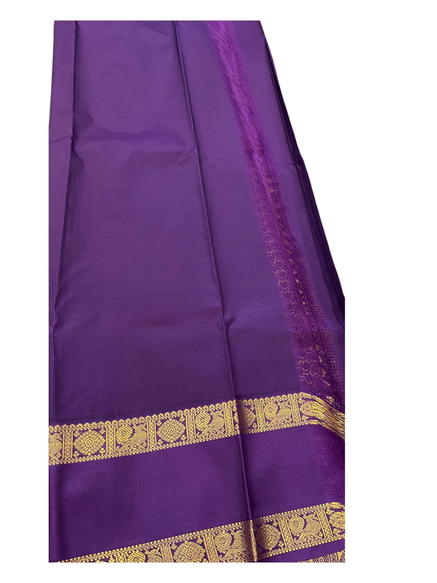 Southloom Banarasi Semi Silk Saree with Woven Work on Body (Green)