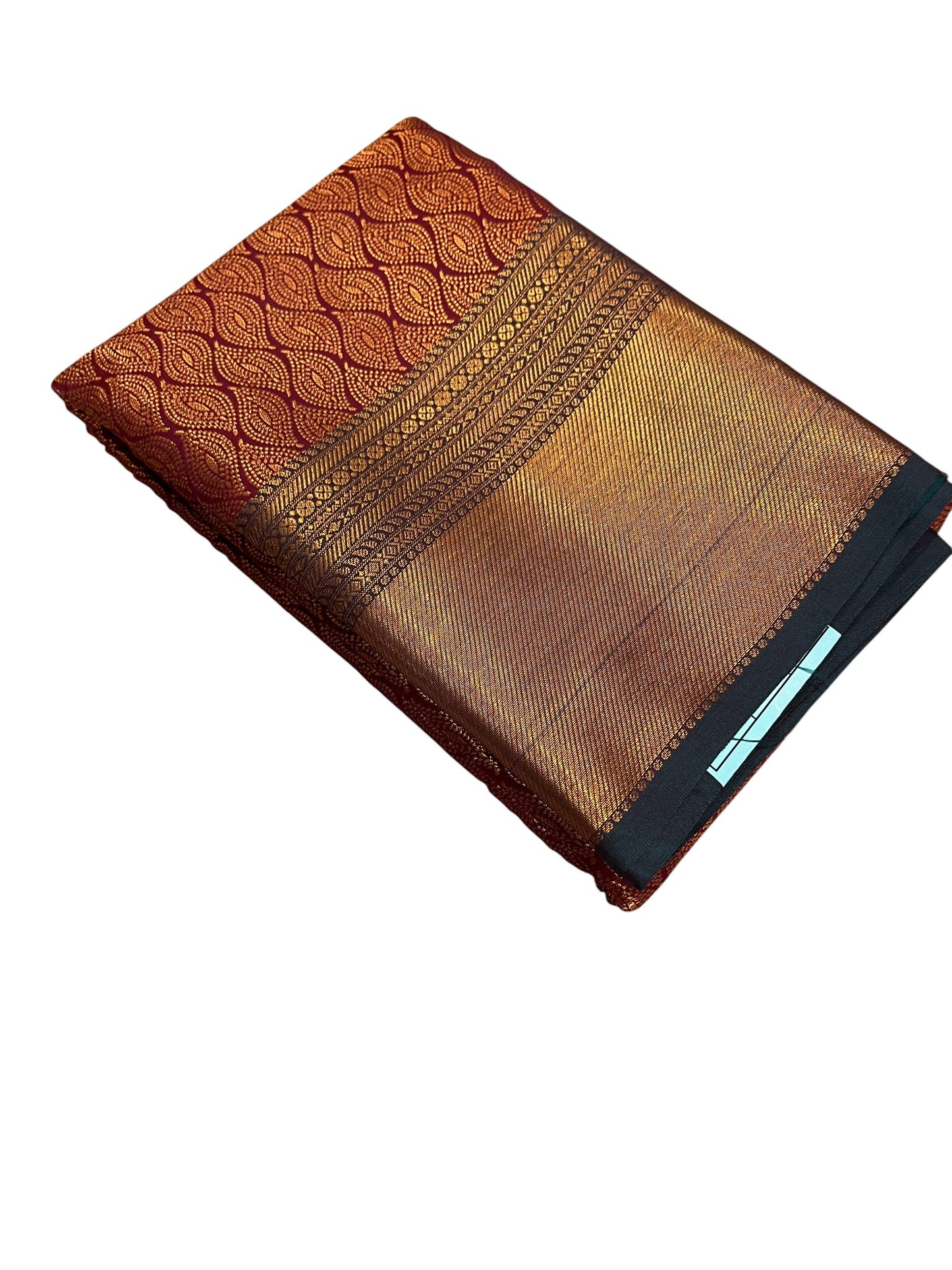 Southloom Premium Semi Silk Zari Work Brocade Saree in Bridal Maroon with Matching Pallu