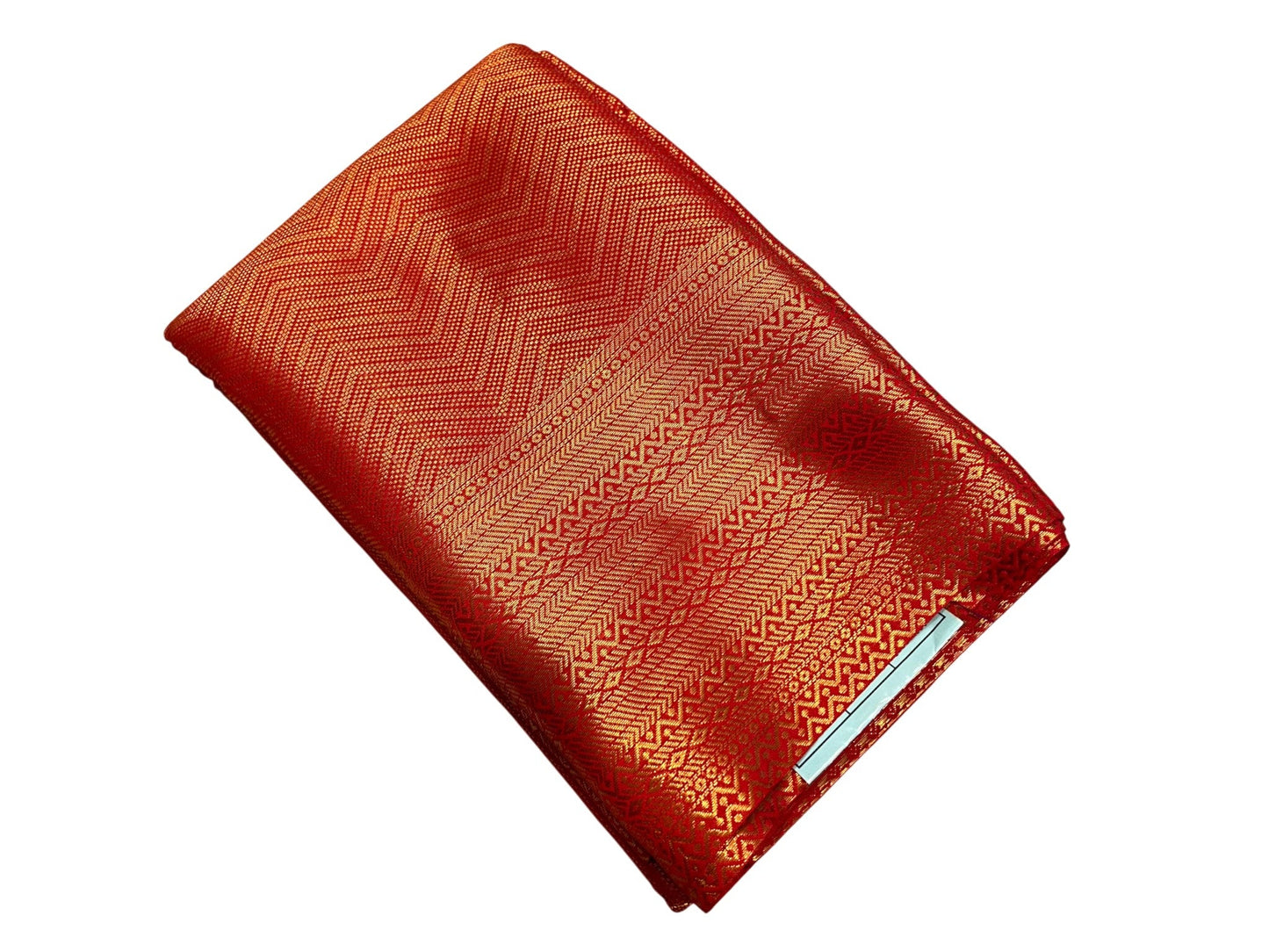 Southloom Semi Silk Brocade Bridal Saree WIth Woven Borders