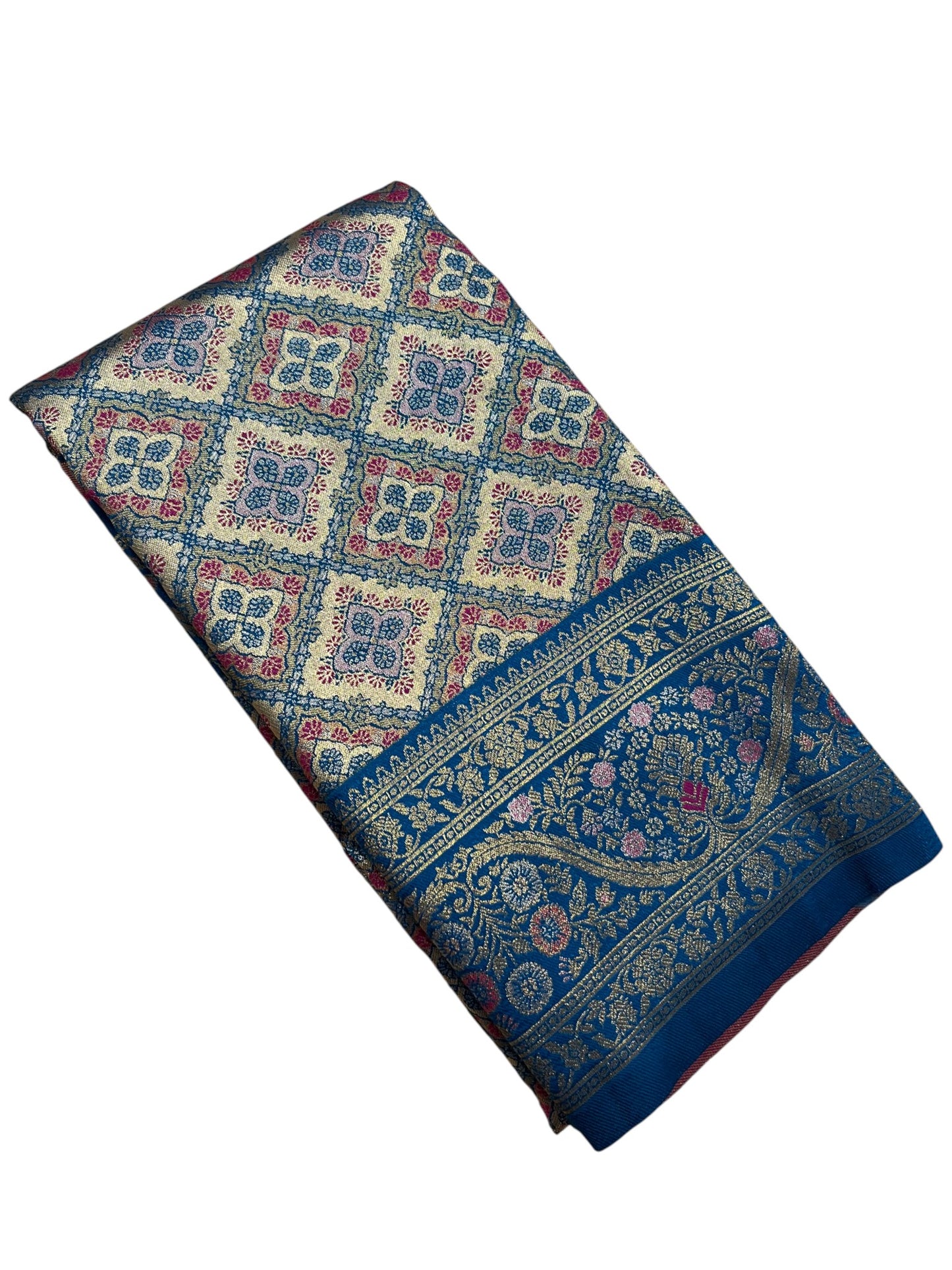 Southloom Semi Silk Saree with Woven Work on Body and Borders