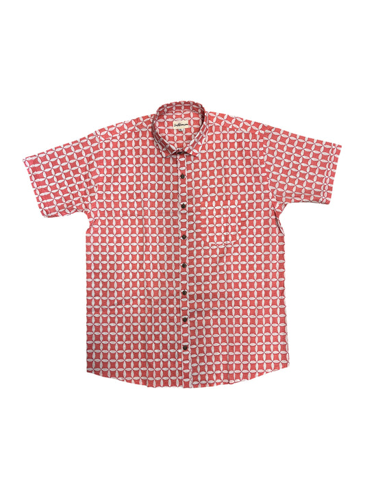 Southloom Jaipur Pure Cotton Printed Shirt For Men (XL)