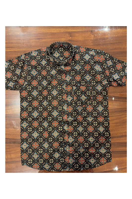 Southloom Jaipur Pure Cotton Printed Shirt For Men (Large)