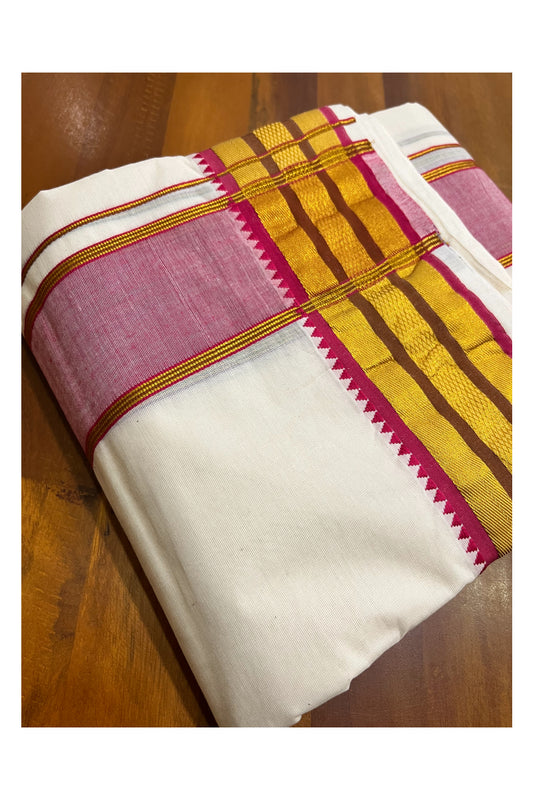 Southloom Pure Cotton Panchakacham with Angavastram (10+6) / Iyer Vesthi