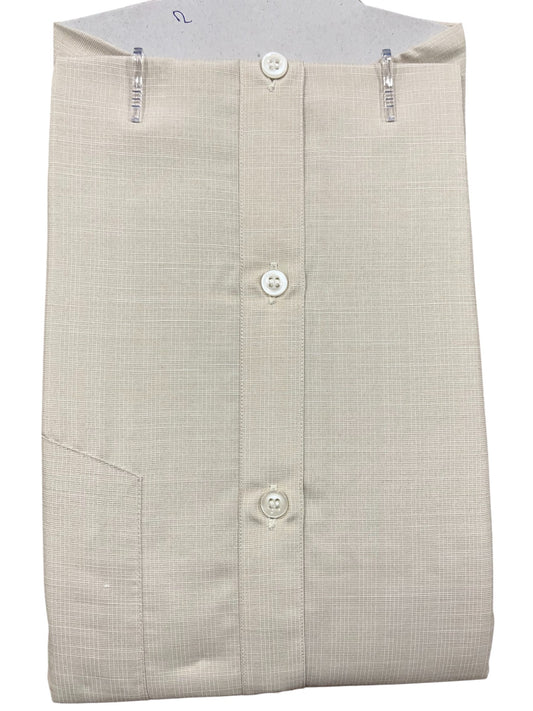 Southloom Pure Cotton Off White Plain Shirt (46 FS)