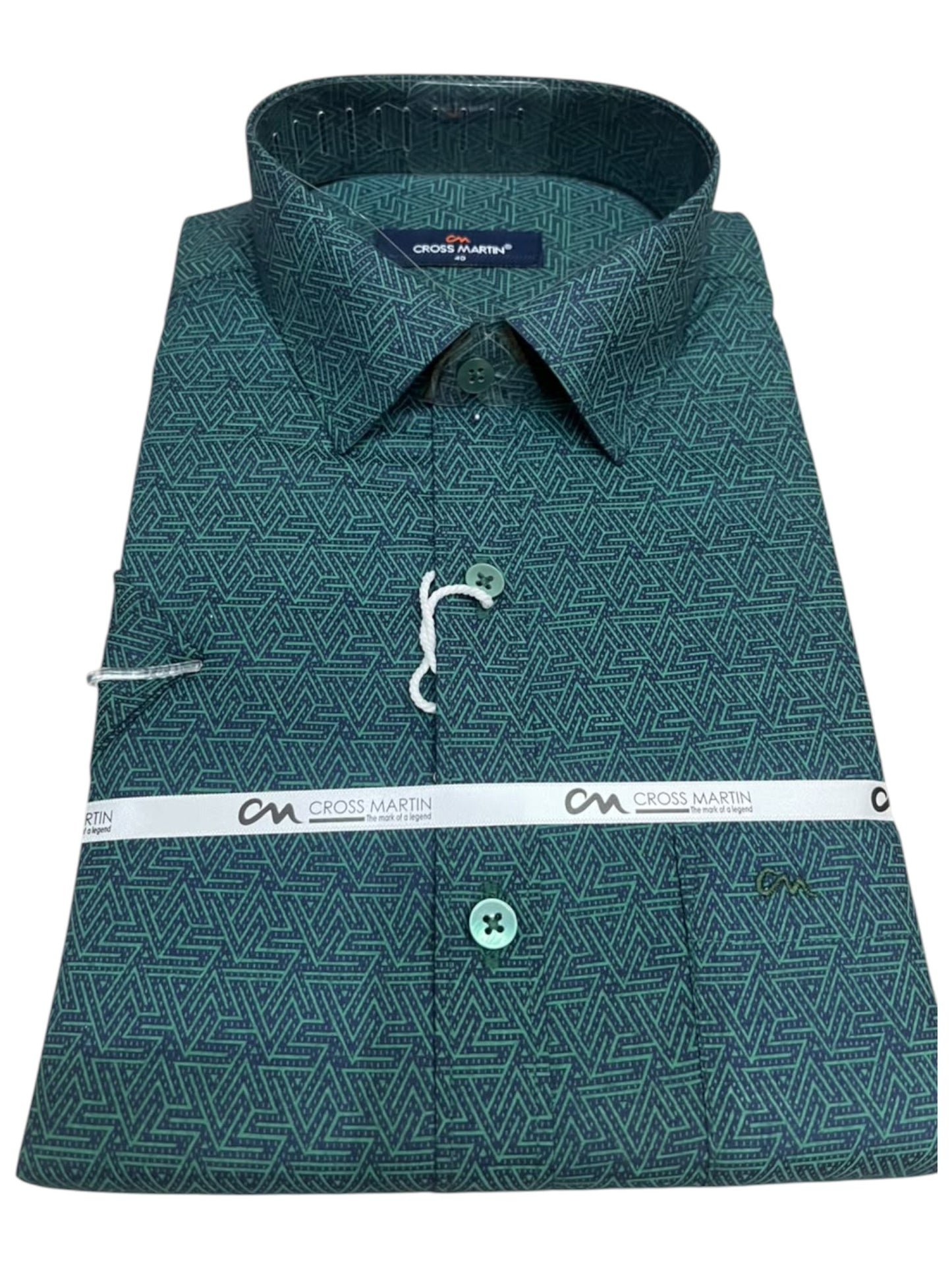 Southloom Pure Cotton Blue printed Shirt SLSHIRT 40HS
