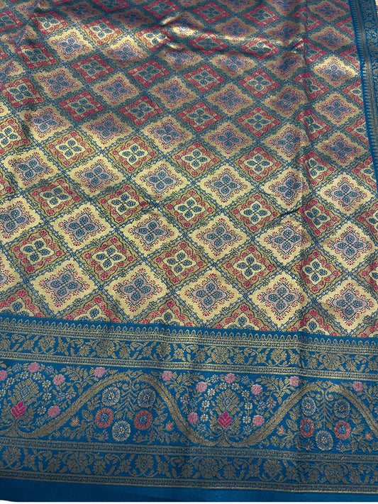 Southloom Semi Silk Saree with Woven Work on Body and Borders