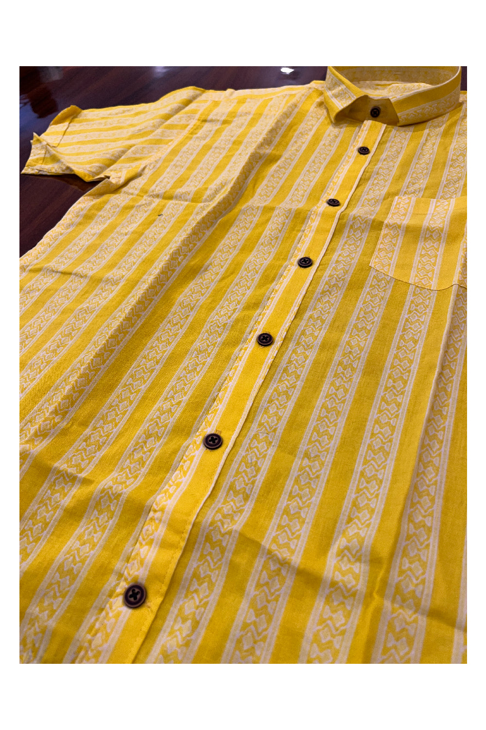 Southloom Jaipur Pure Cotton Printed Shirt For Men (XL)