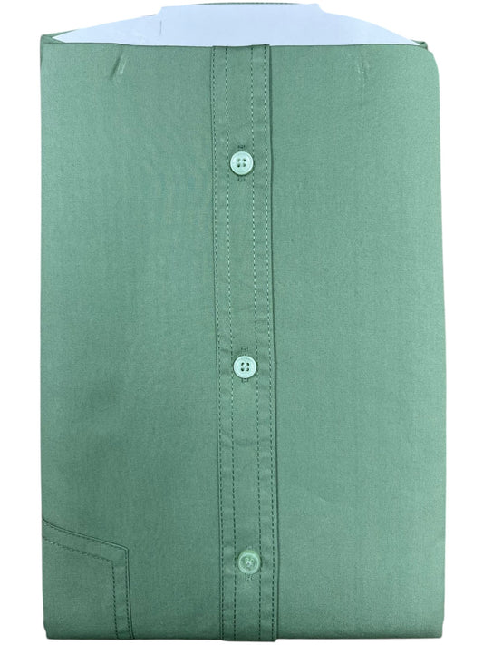 Southloom Pure Cotton Green Plain Shirt SLSHIRT 46 FS