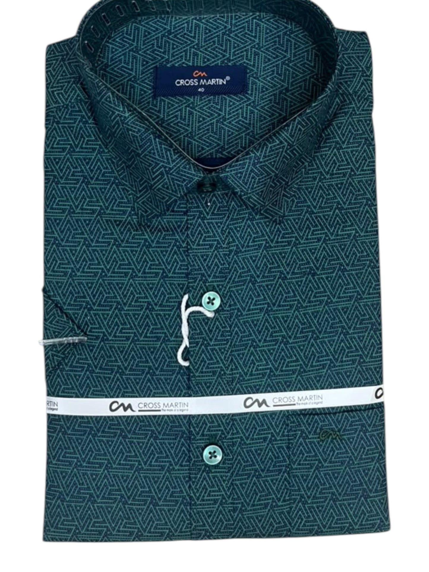 Southloom Pure Cotton Blue printed Shirt SLSHIRT 40HS