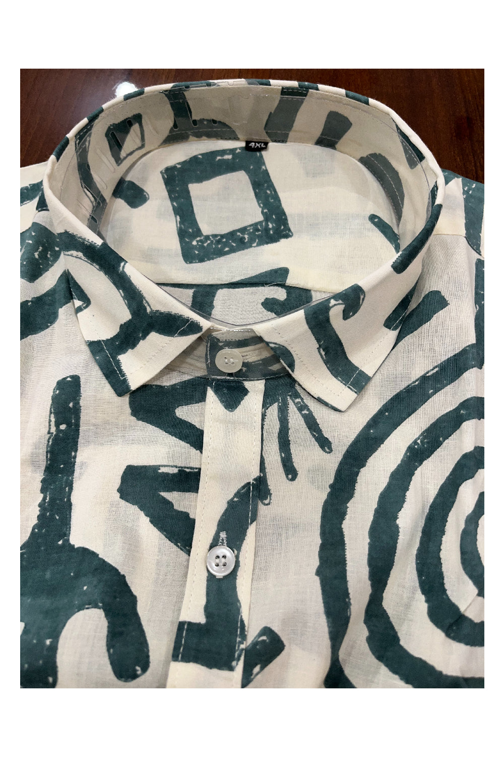 Southlooom Jaipur Pure Cotton Printed Shirt For Men (4XL)
