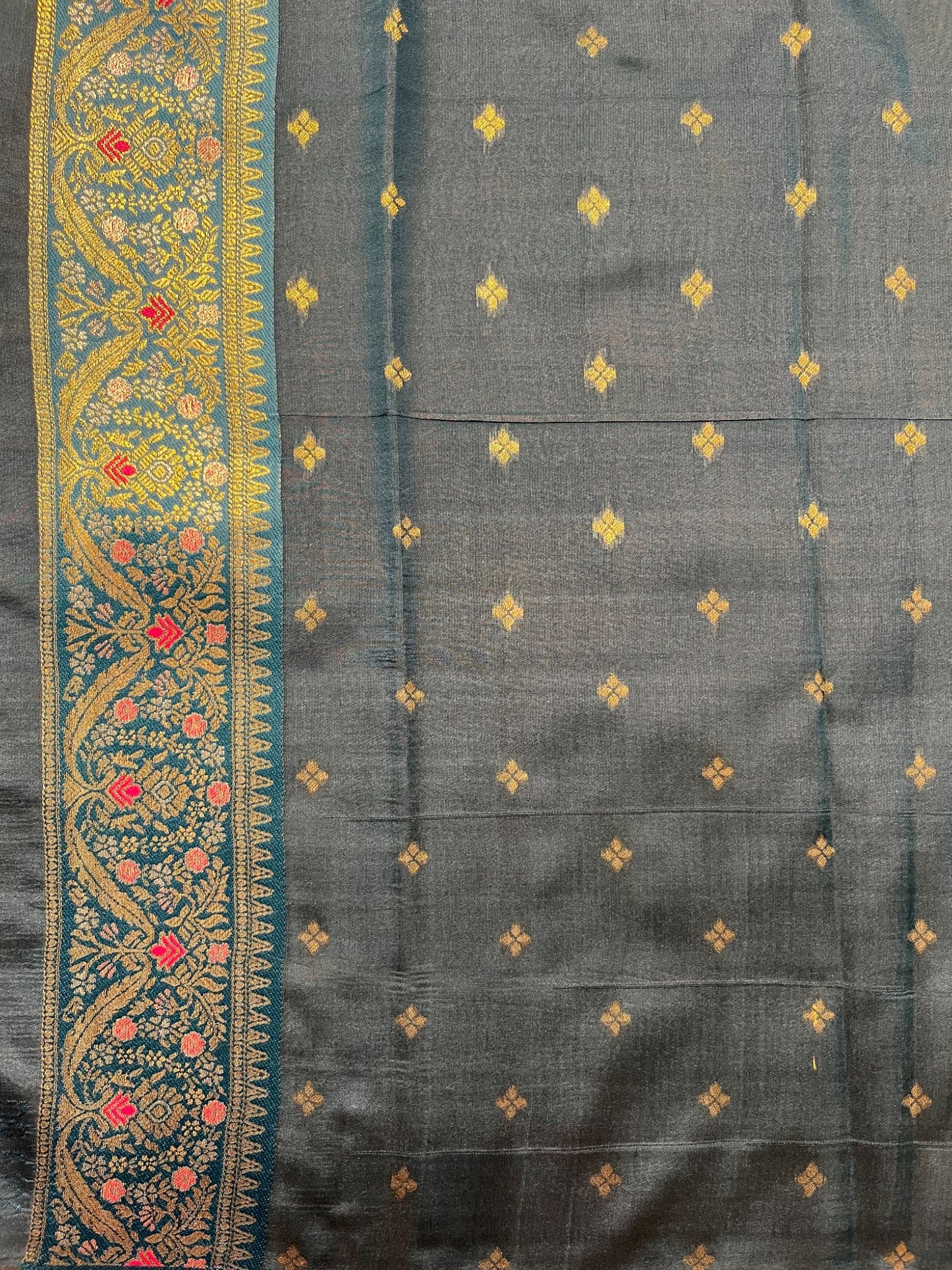 Southloom Semi Silk Saree with Woven Work on Body and Borders