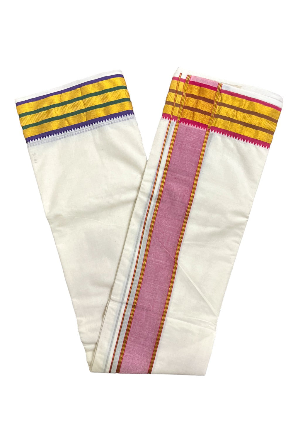 Southloom Pure Cotton Panchakacham with Angavastram (10+6) / Iyer Vesthi