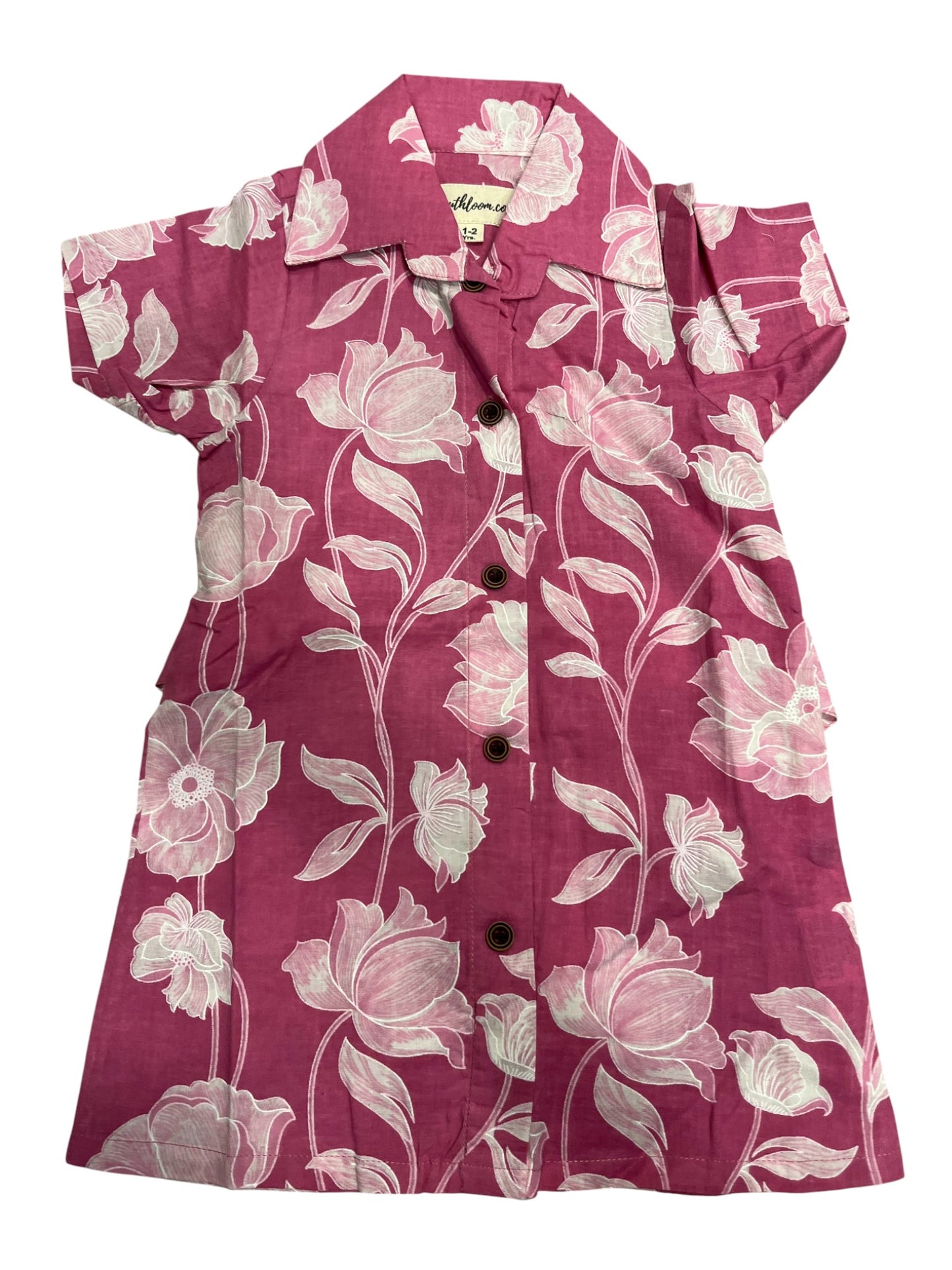 Southloom Pure Cotton Jaipur Printed Frocks for Girls (Age 1-2)