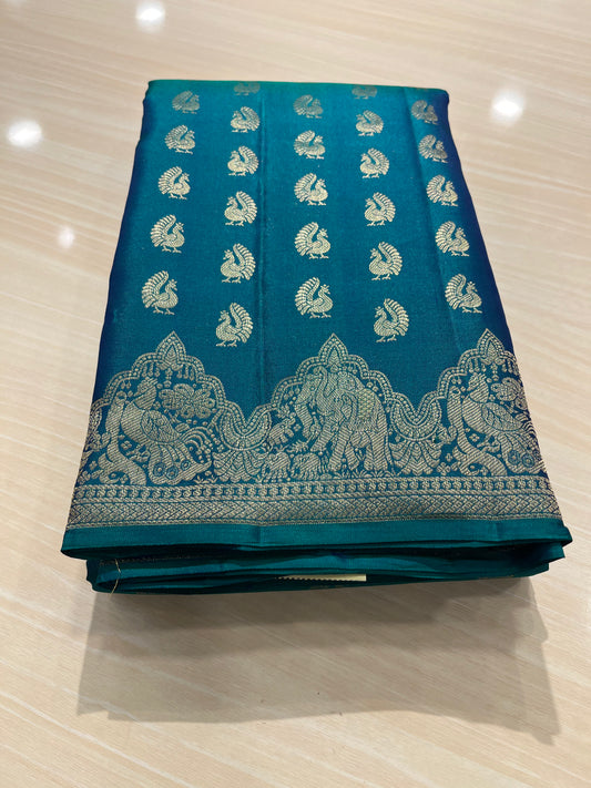 Pure Handloom Kanchipuram Bridal Saree SL121