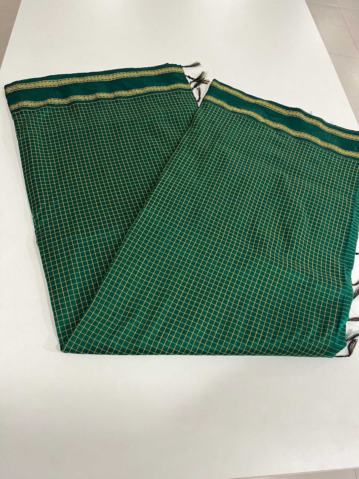 Green Kalyani Cotton Saree SL166