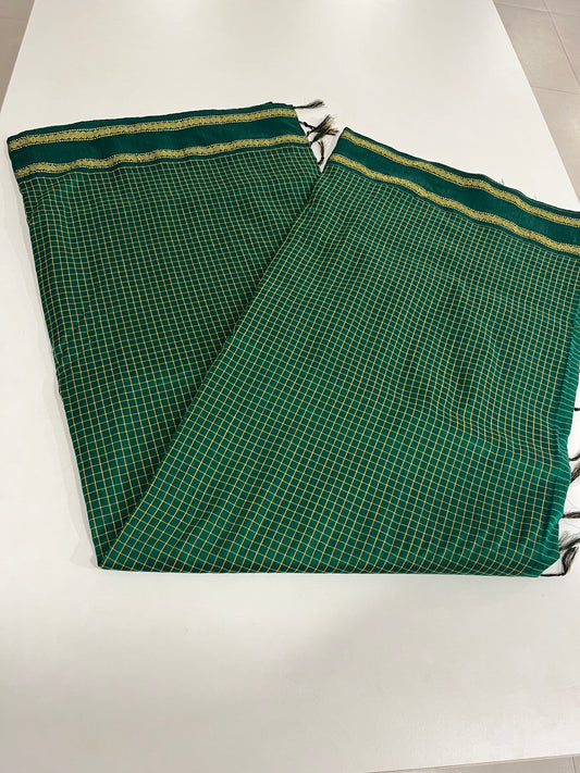 Green Kalyani Cotton Saree SL236