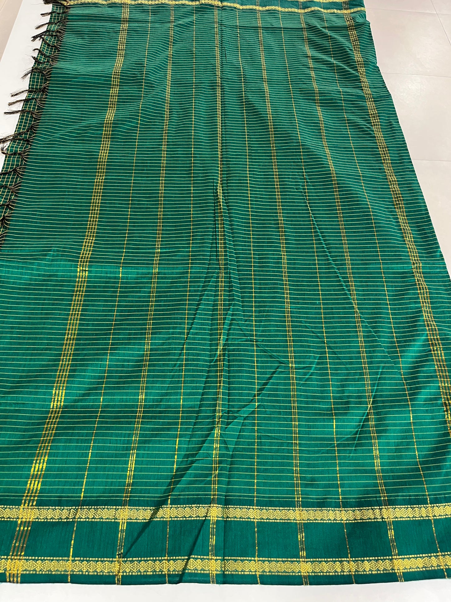 Green Kalyani Cotton Saree SL166