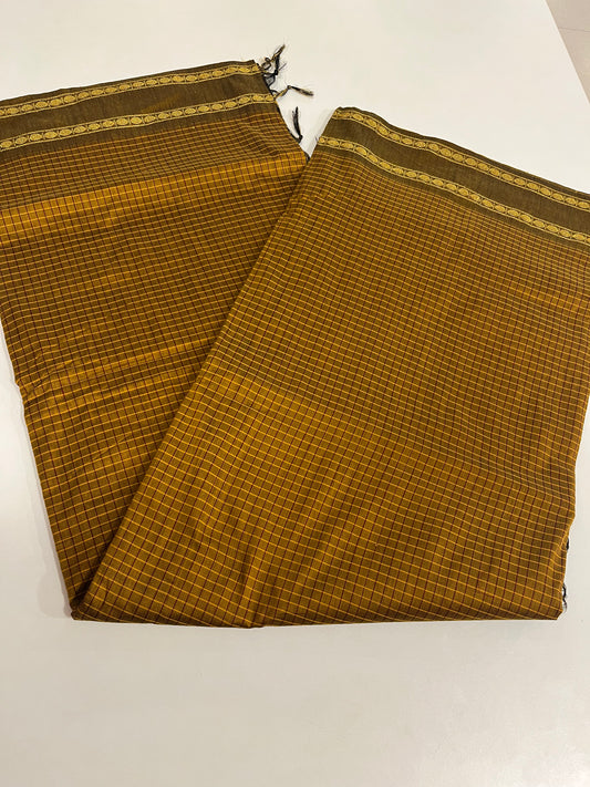 Brown Kalyani Cotton Saree SL236
