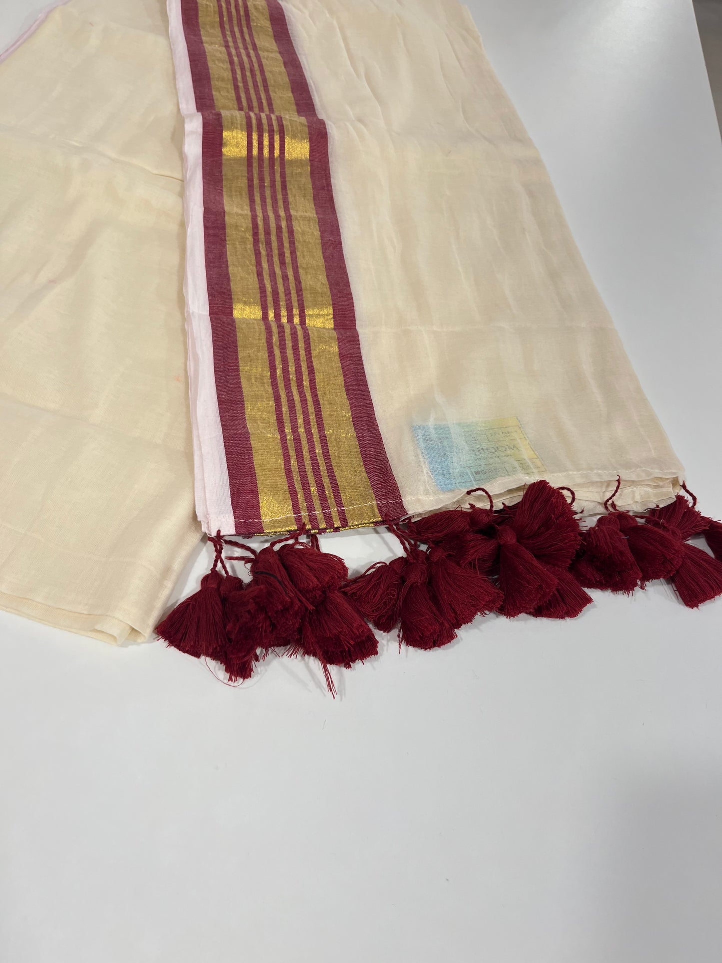 Maroon Mul Cotton  Saree Sl0013