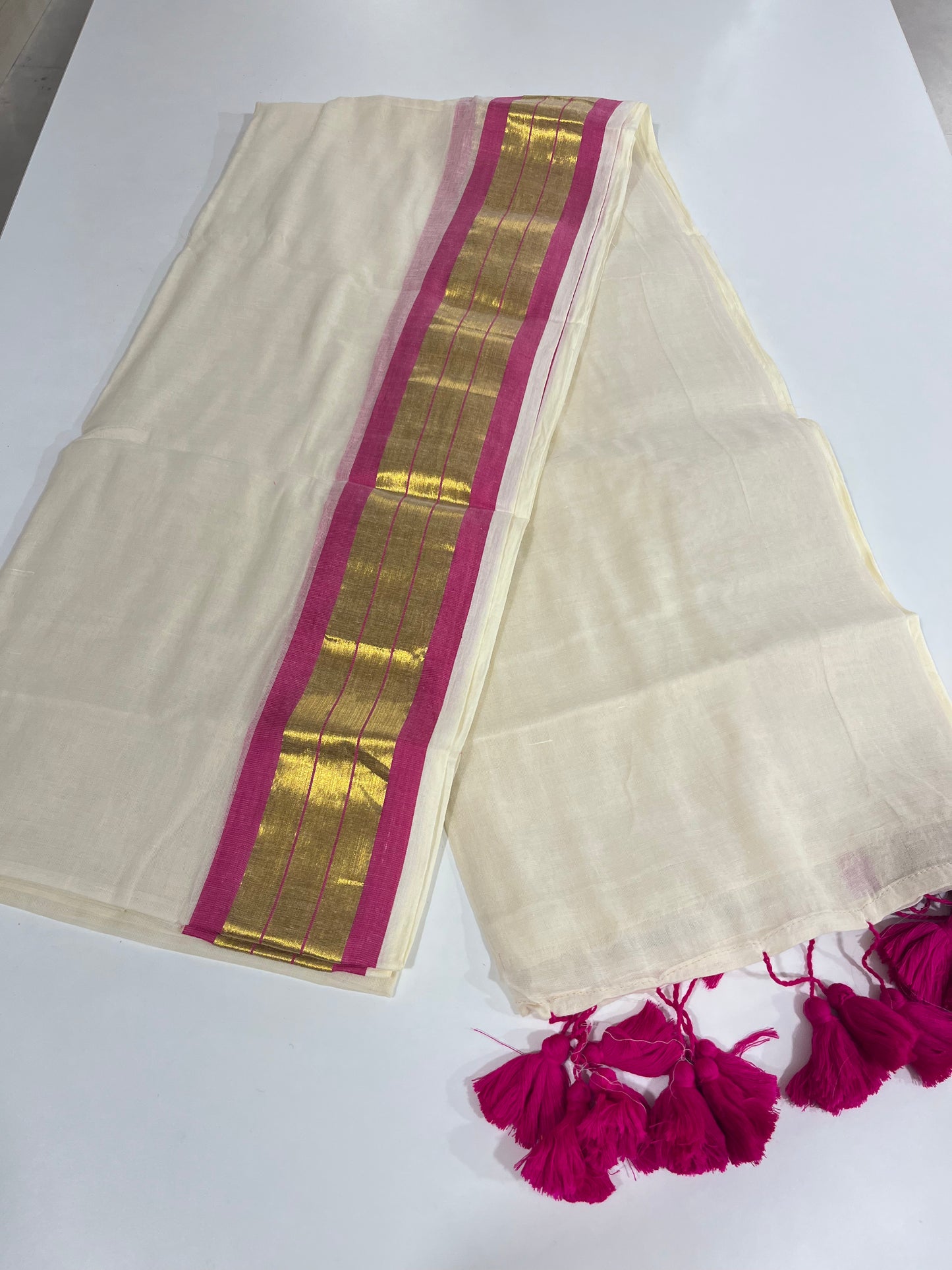 Pink Mul Cotton Sarees SL0014