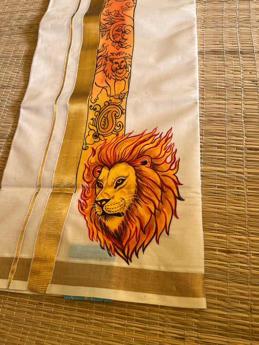 Narasimham Lion HAND PAINTED Premium Mund SL0018