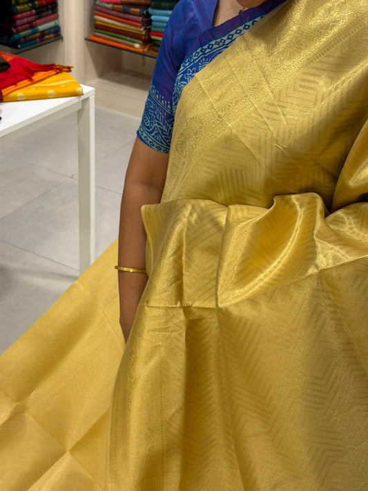 Tissue Golden Saree SL118