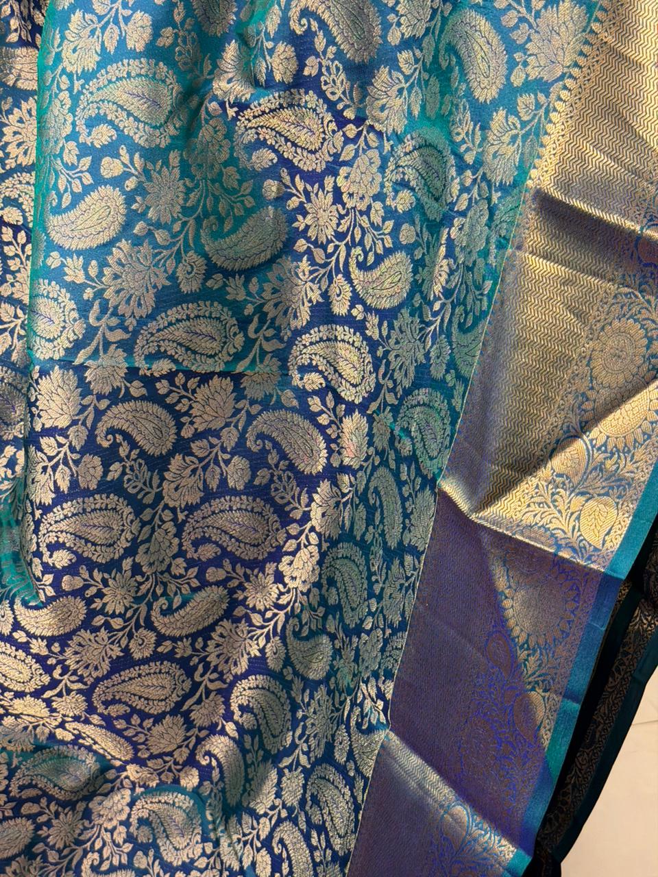Pure Handloom Kanchipuram Bridal Silk Saree SL0019