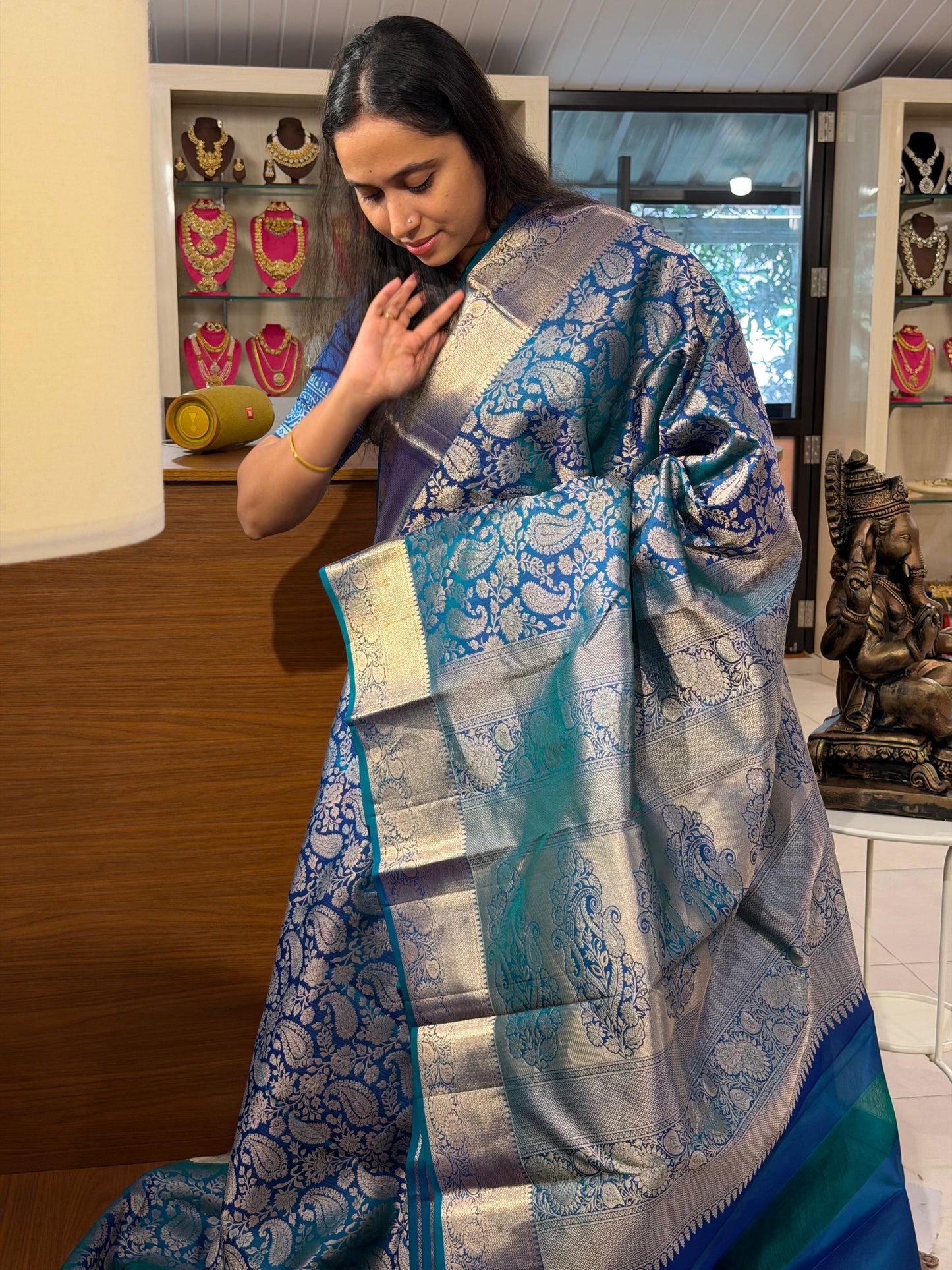 Pure Handloom Kanchipuram Bridal Silk Saree SL0019
