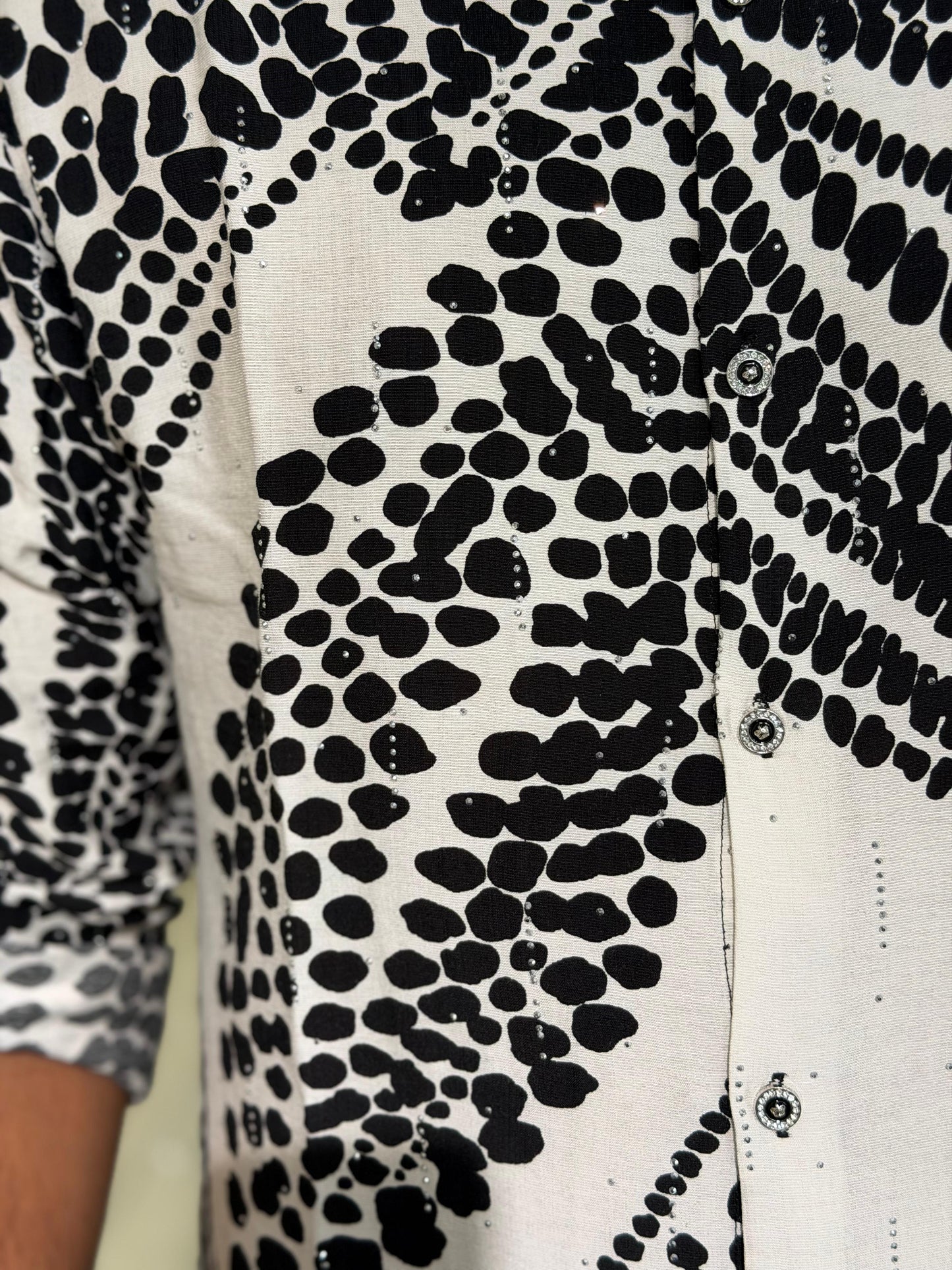 Imported Bedazzled Printed Shirt SL129