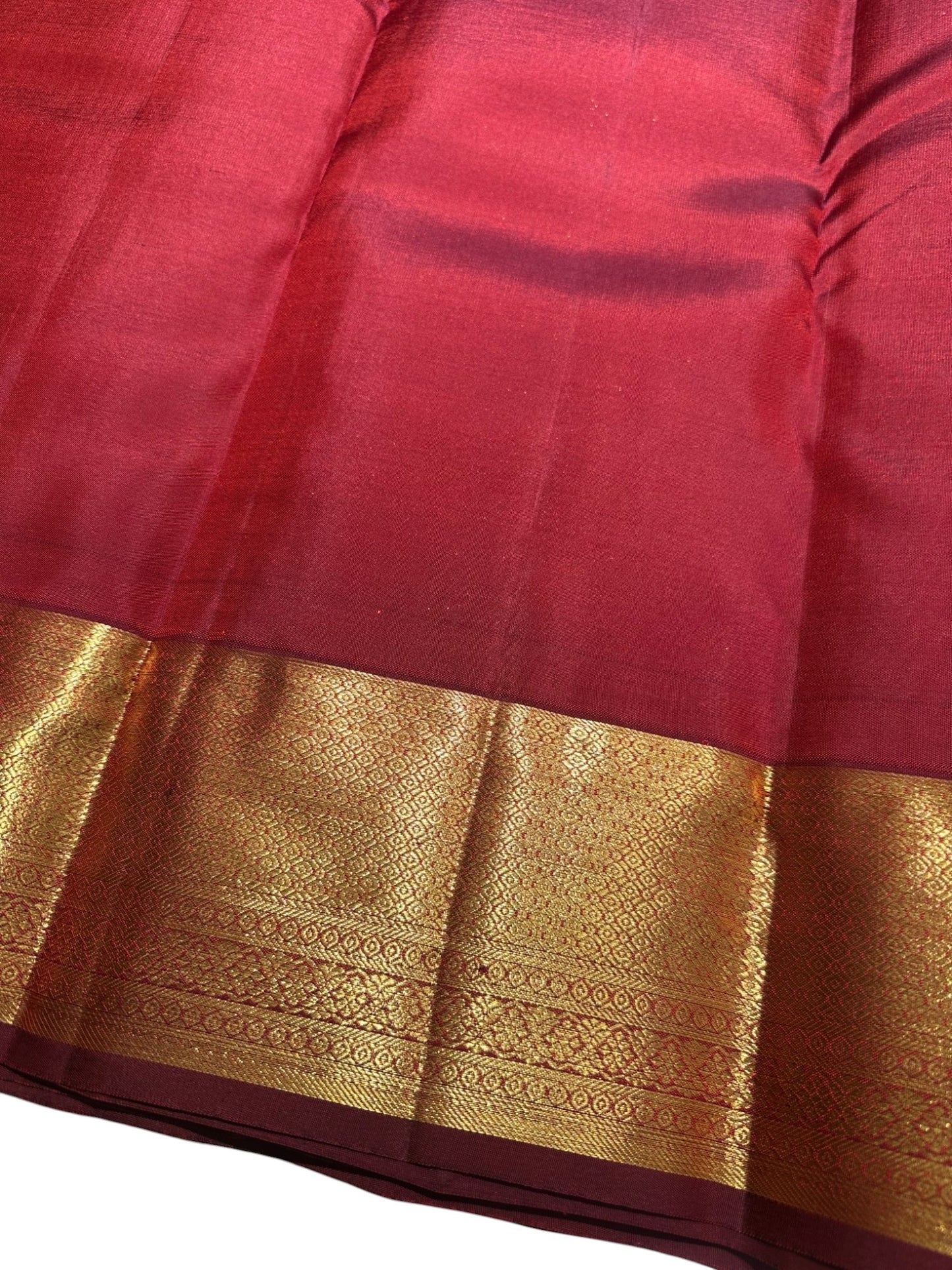 Southloom Pure Handloom Bridal Kanchipuram Brocade Silk Saree (Maroon) SL623