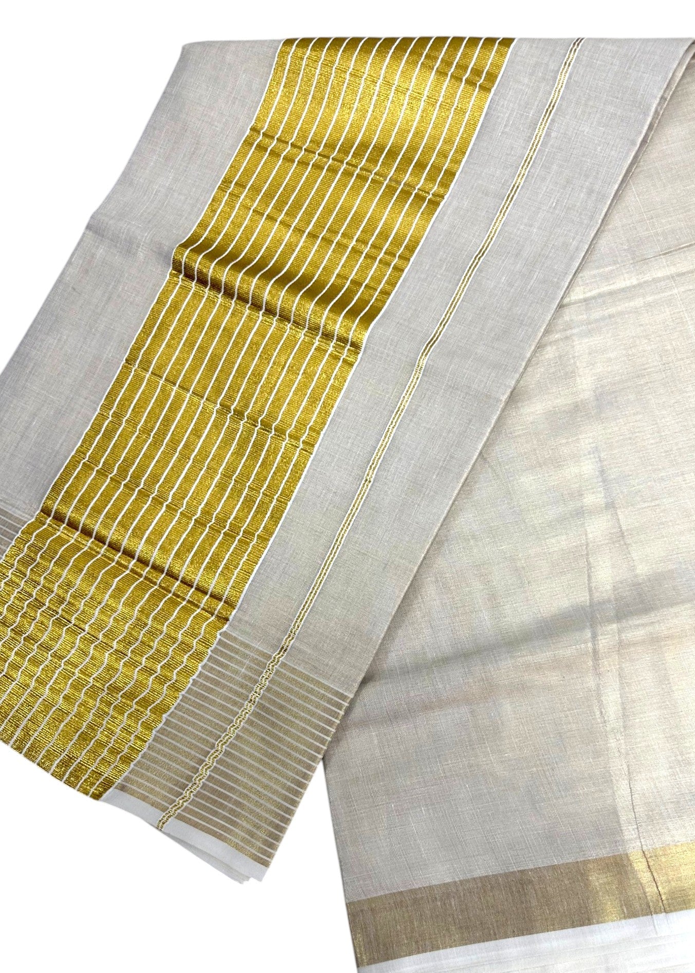 Southloom Kerala Tissue Saree With Kasavu Borders