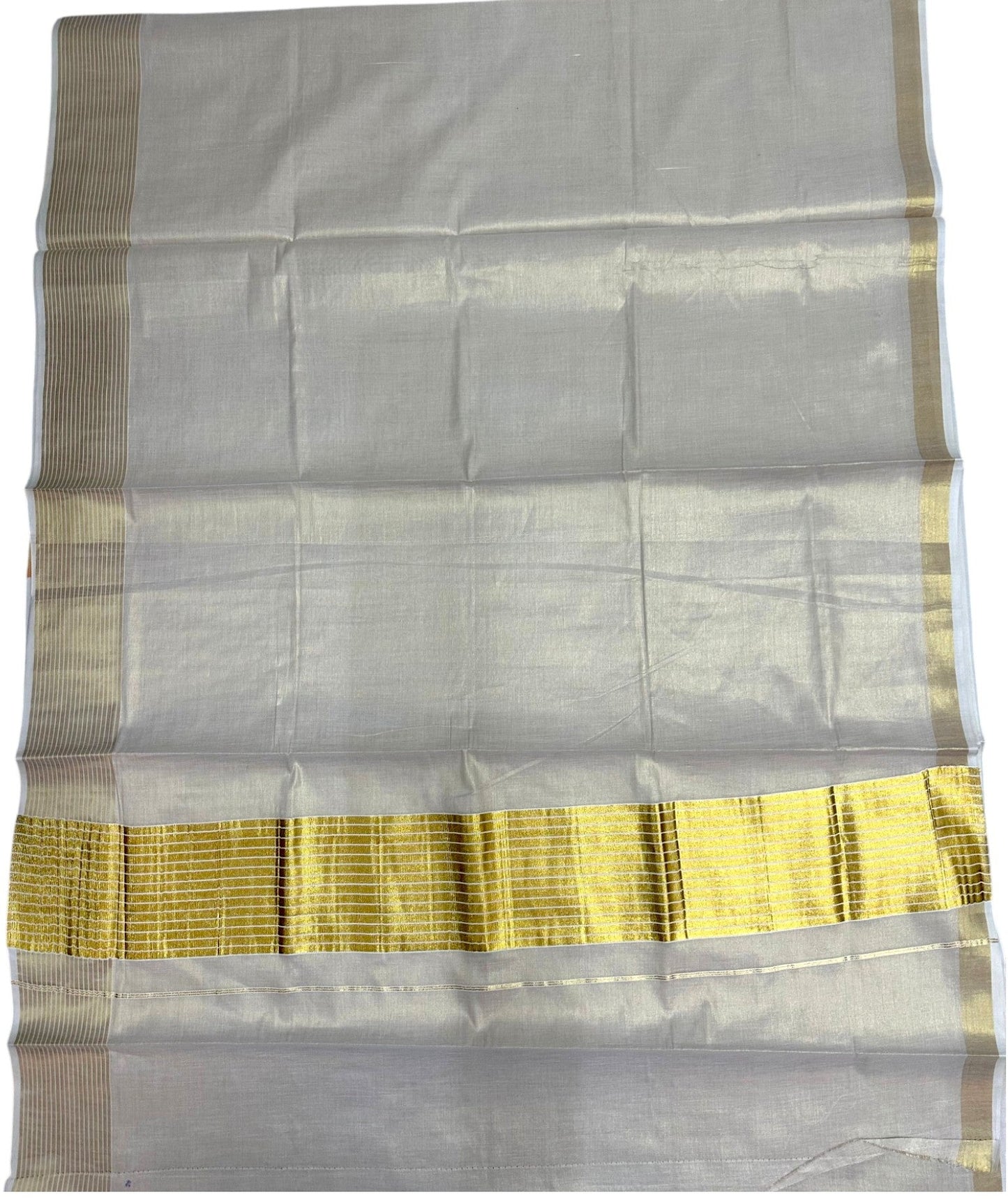 Southloom Kerala Tissue Saree With Kasavu Borders