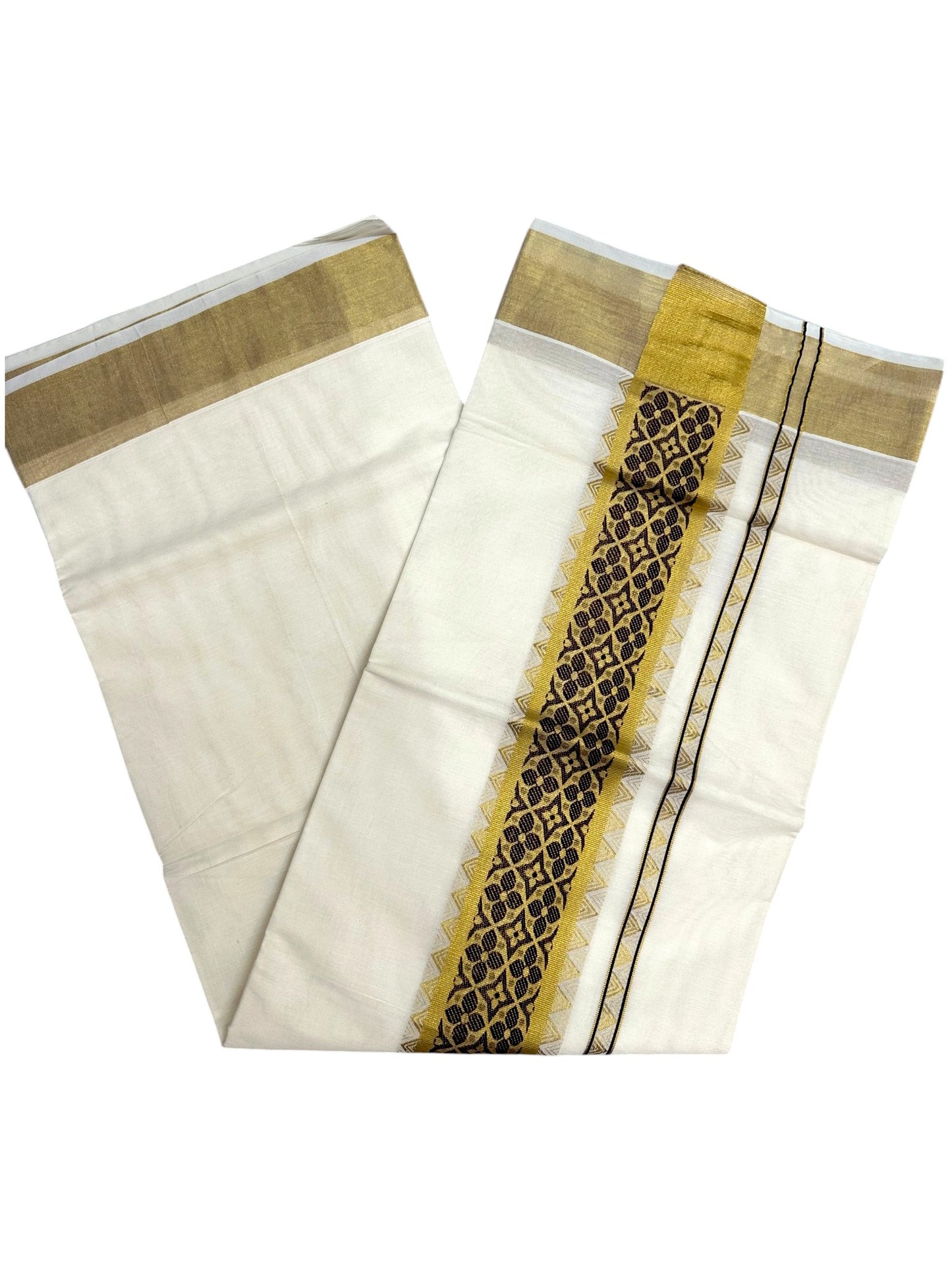 Southloom Kerala Cotton Saree (Purple) SL452