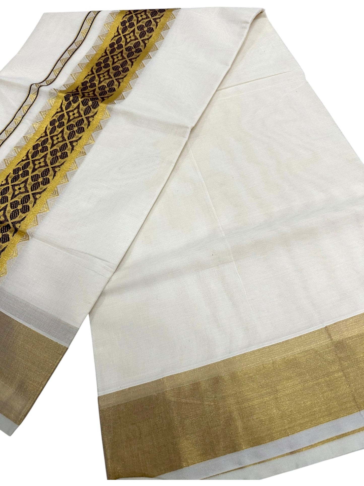 Southloom Kerala Cotton Saree (Purple) SL452