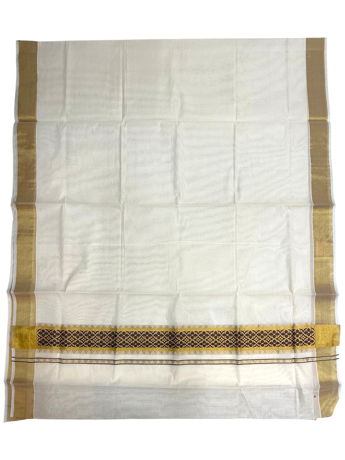 Southloom Kerala Cotton Saree (Purple) SL452