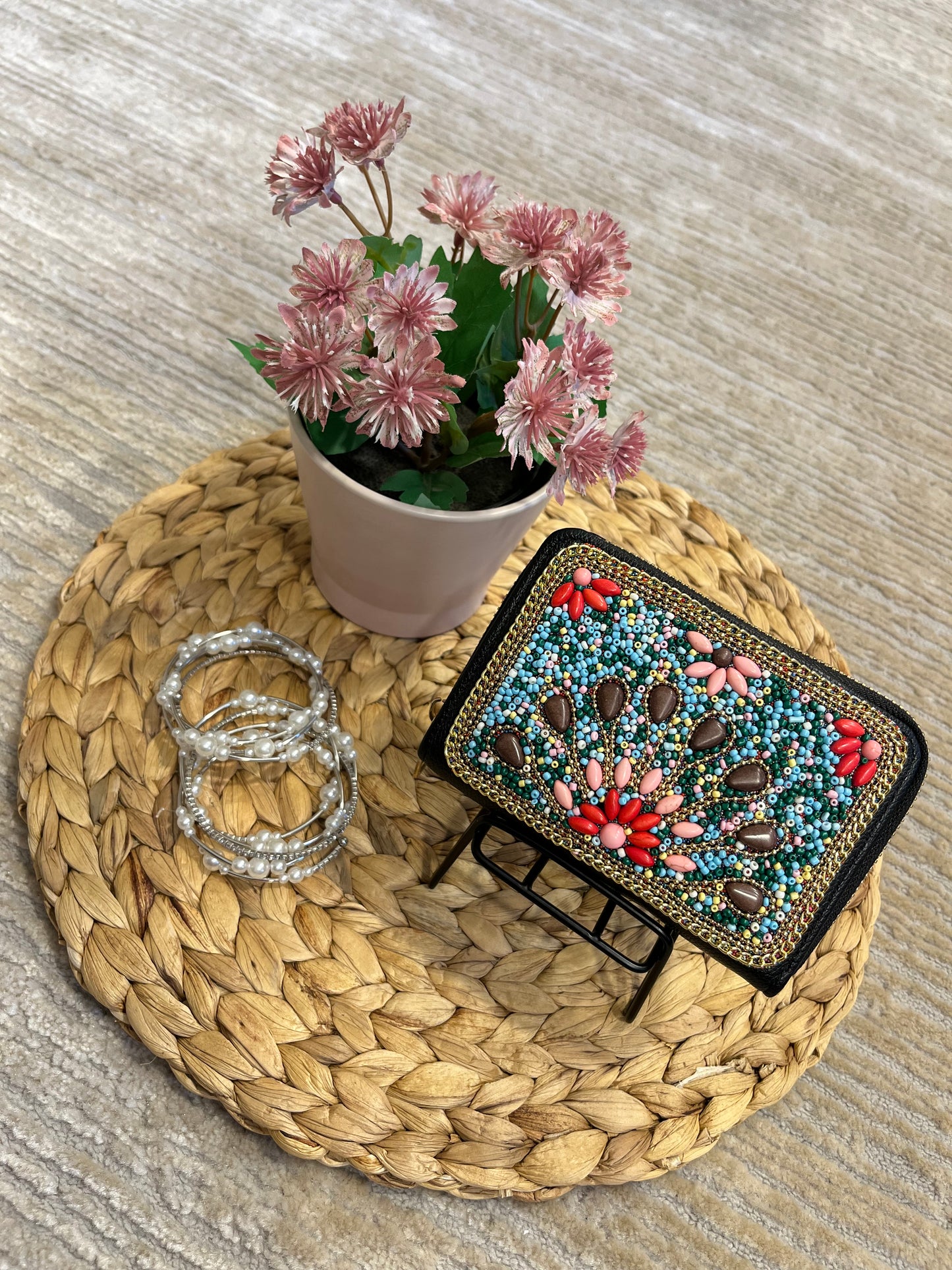 Southloom Handmade Women's Rajasthani Printed Purses & Wallets