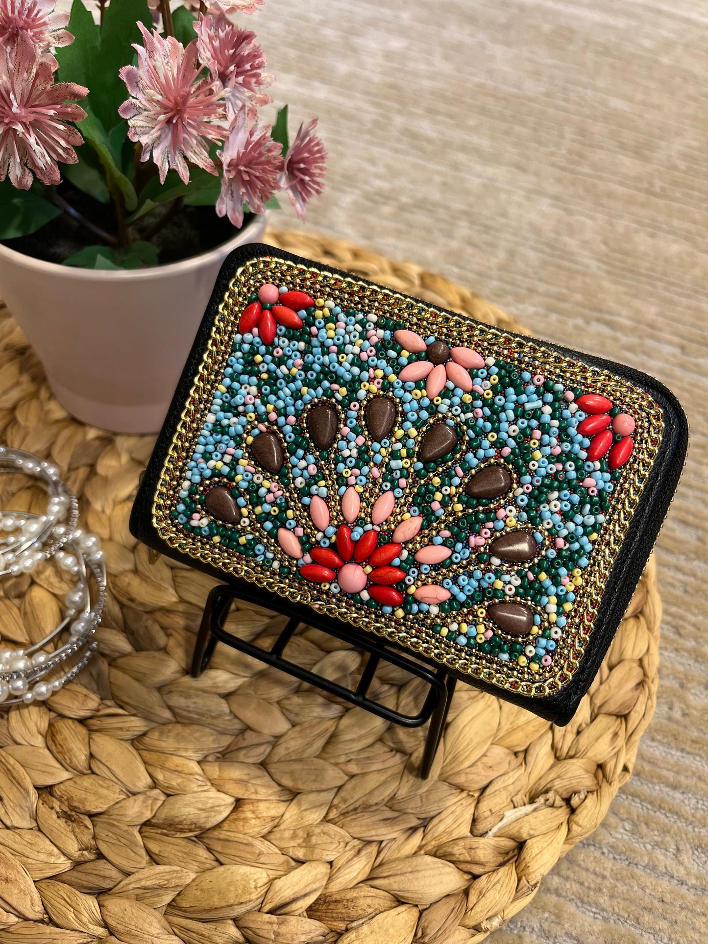 Southloom Handmade Women's Rajasthani Printed Purses & Wallets