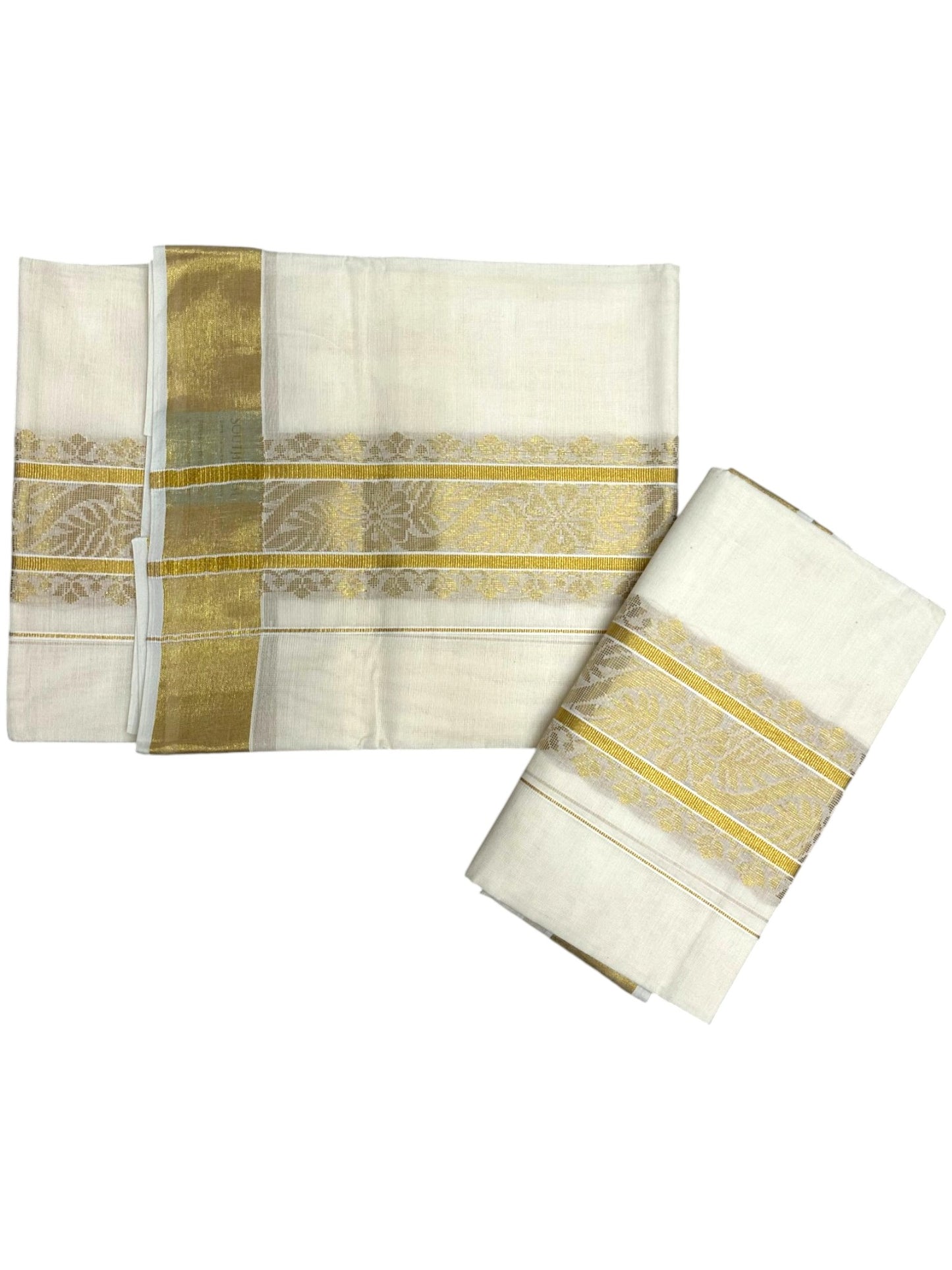 Kerala Cotton Single Set Mundu (2.80 mtrs) SL411
