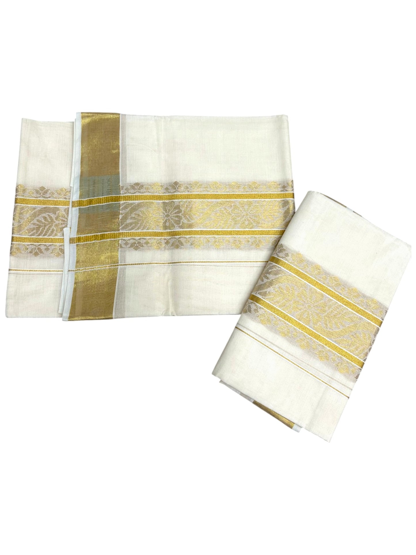 Kerala Cotton Single Set Mundu (2.80 mtrs) SL411