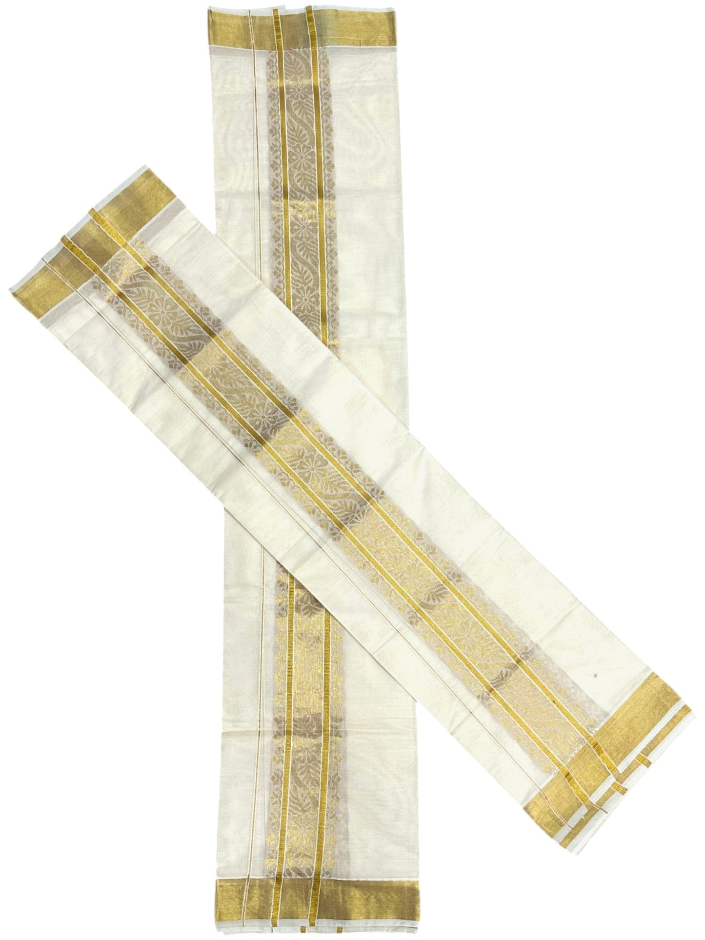 Kerala Cotton Single Set Mundu (2.80 mtrs) SL411