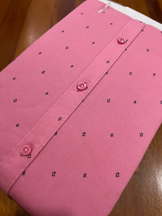 Pure Cotton Pink Printed Shirt (44 FS)