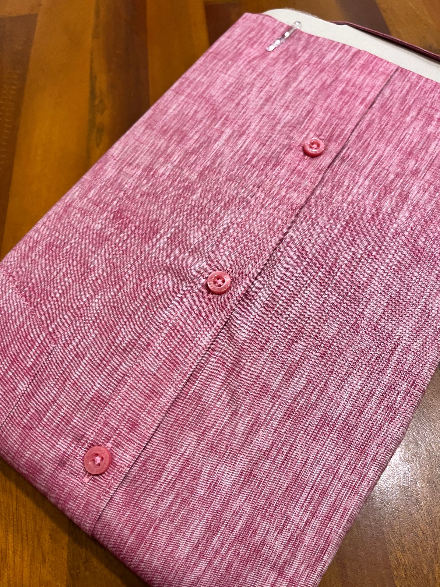 Pure Cotton Pink Shaded Shirt (42 FS)