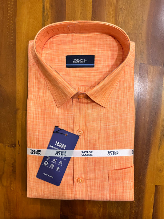 Pure Cotton Orange Shaded Shirt (44 FS)